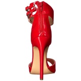 Red Varnish 13 cm SEXY-19 High Heeled Evening Sandals