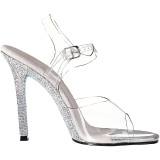 Rhinestones 11,5 cm GALA-08DM High Heeled Evening Sandals