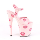 Rose 20 cm FLAMINGO-809KISSES platform pleaser high heels shoes