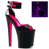 Rose 20 cm XTREME-875TT Neon platform high heels shoes