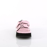 Rose 6,5 cm DemoniaCult FLIP-12 emo gothic platform mules