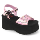 Rose 6,5 cm DemoniaCult FUNN-10 lolita emo platform sandals