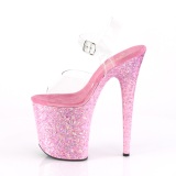 Rose glitter 20 cm FLAMINGO-808CF Pole dancing high heels shoes