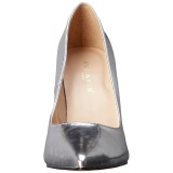 Silver Matte 10 cm CLASSIQUE-20 Pumps High Heels for Men