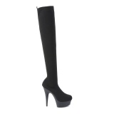 Stretch Nylon 15 cm DELIGHT-3002-1 Pleaser Overknee Boots