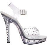 Transparent 13 cm LIP-108RS Bikini posing high heel shoes fabulicious