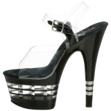 Transparent 18 cm ADORE-708LN High Heels Acrylic Platform