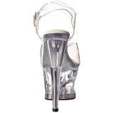 Transparent 18 cm Pleaser MOON-708DM High Heels Platform