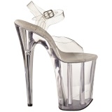 Transparent 23 cm Pleaser INFINITY-908 High Heels Platform