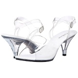 Transparent 8 cm BELLE-308 High Heels for Men