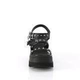 Vegan 11,5 cm SHAKER-13 glitter platform wedge sandals