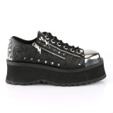 Vegan 7 cm GRAVEDIGGER-04 Platform Mens Gothic Shoes