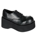 Vegan 8 cm DANK-101 alternative shoes platform black