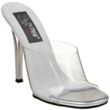 White 11,5 cm FABULICIOUS GALA-01 womens mules shoes