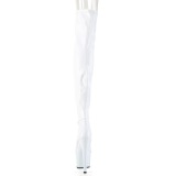 White 18 cm ADORE-3000HWR Hologram exotic pole dance overknee boots